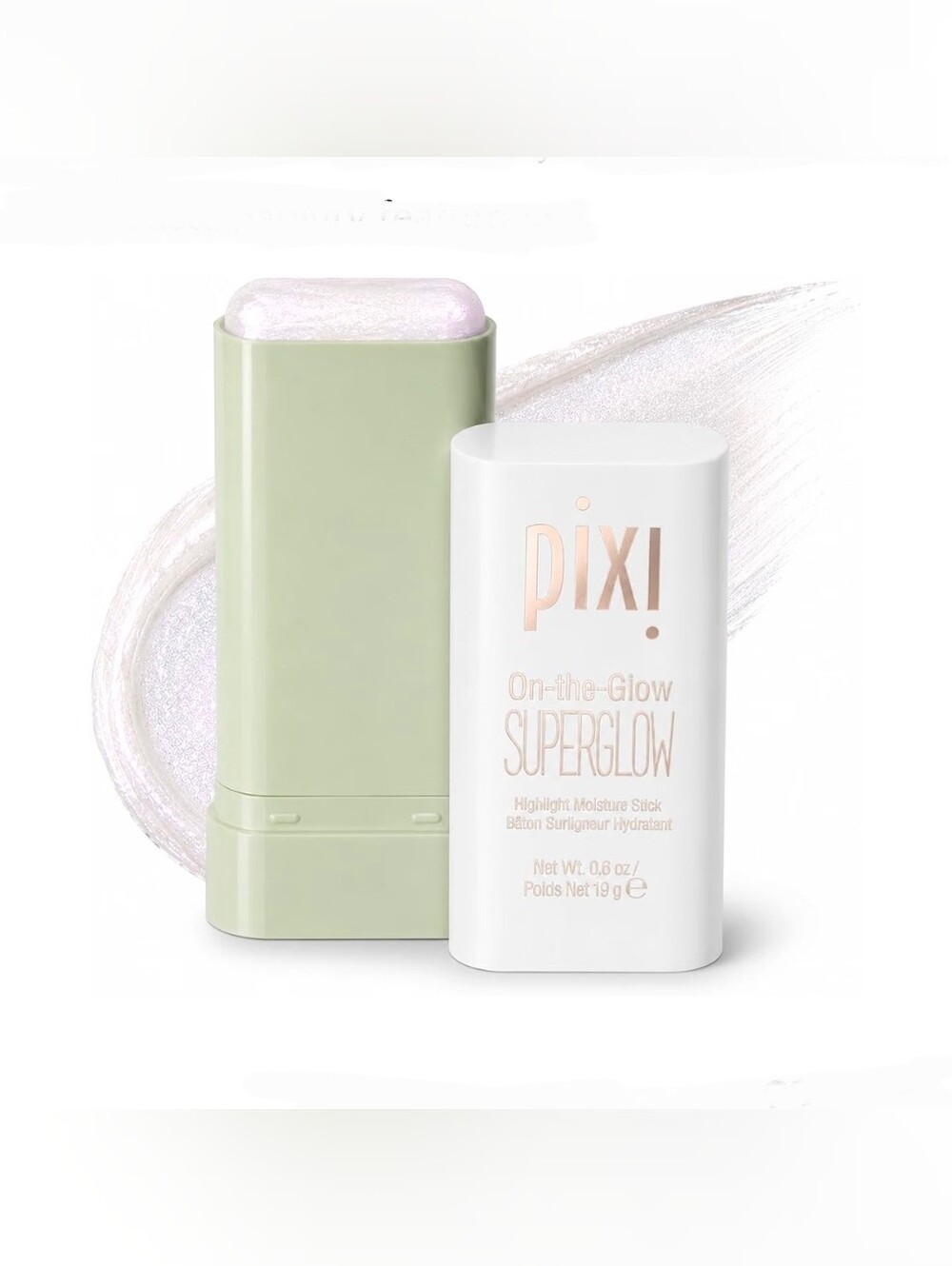 Pixi Superglow On-the-Glow Highlight Stick — Ice Pearl 0.6oz BNIB
